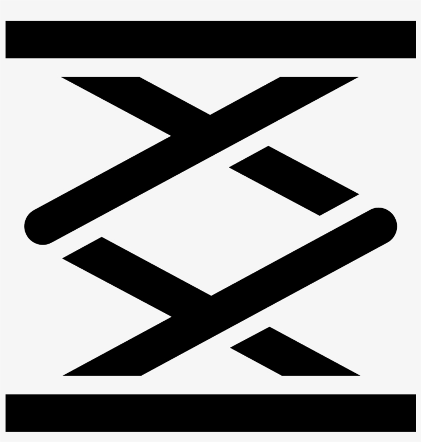 Plataforma Elevadora De Tijera Icon - Scissor Lift Icon, transparent png