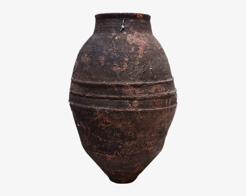 Terracotta Pithoi Urn - Urn, transparent png