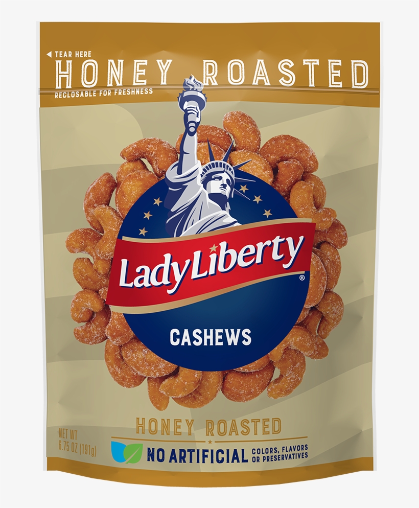 Honey Roasted Cashews - Statue Of Liberty, transparent png