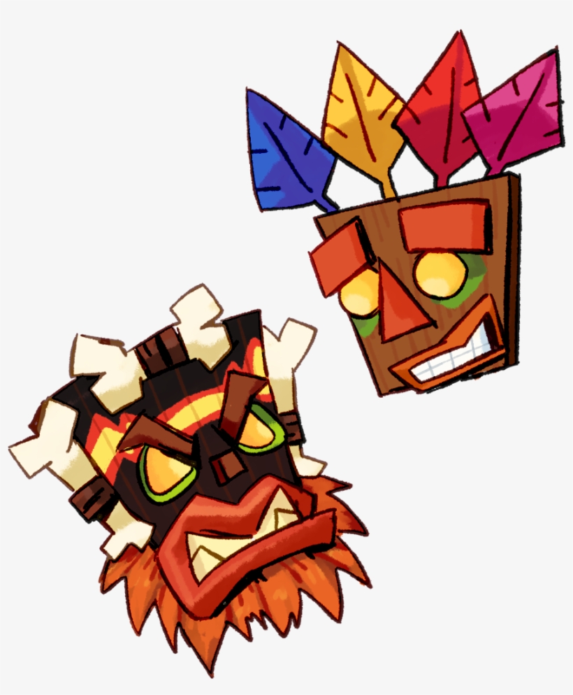 About - Uka Uka Crash Bandicoot, transparent png