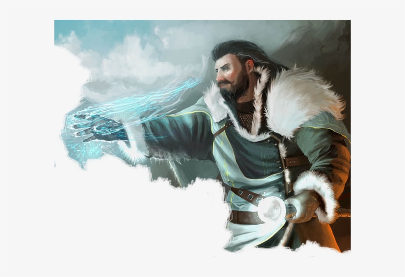 Preparing And Casting Spells - Frost Mage Art Blizzard, transparent png