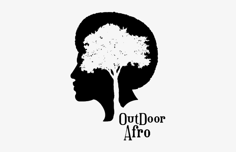 Where Black People & Nature Meet - Outdoor Afro Logo, transparent png