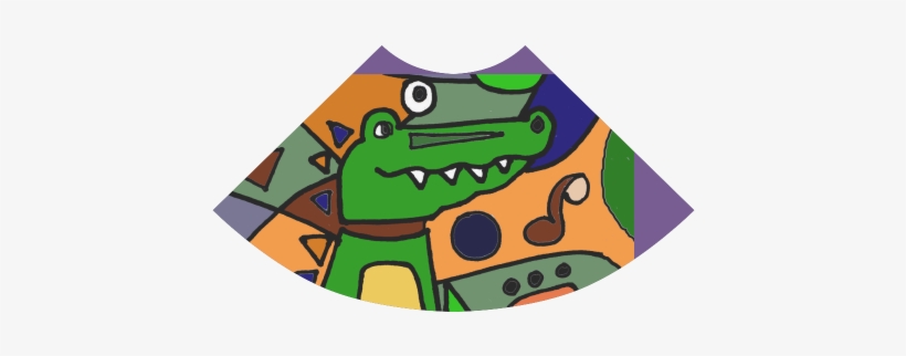 Funny Funky Alligator Playing Guitar Abstract Art Atalanta - Cool Funky Alligator Playing Guitar Abstract Art Tablet, transparent png