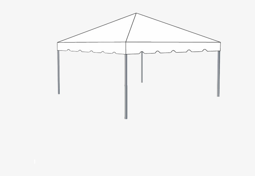15' X 15' Frame Tent, transparent png