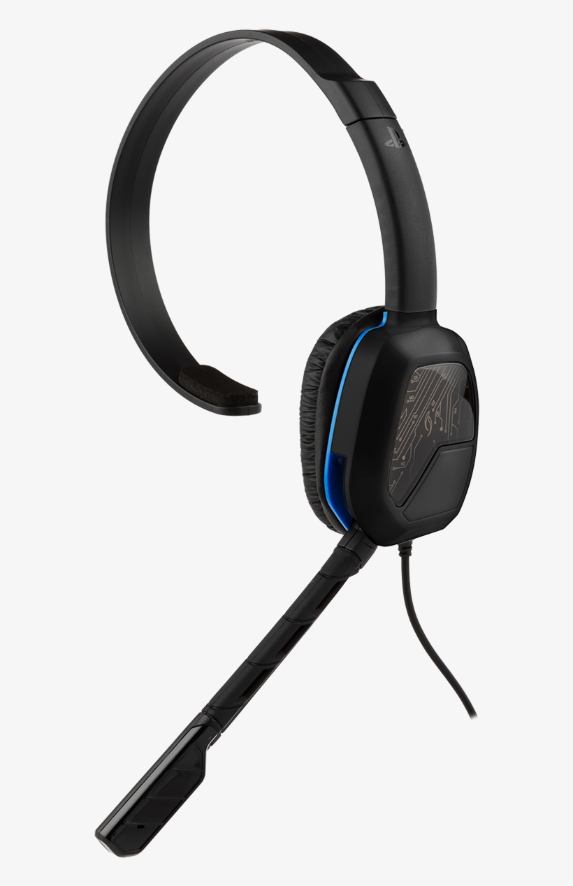 Pdp Afterglow Ps4 Lvl 1 Chat Headset, Black, 051-031 - Ps4 Headset, transparent png