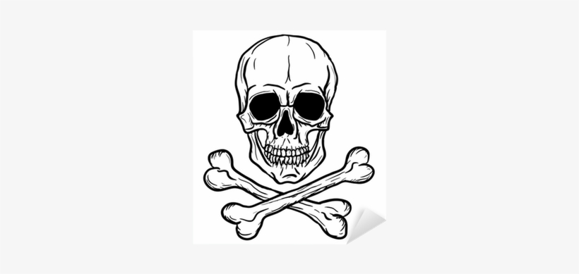 Skull Crossbones, transparent png