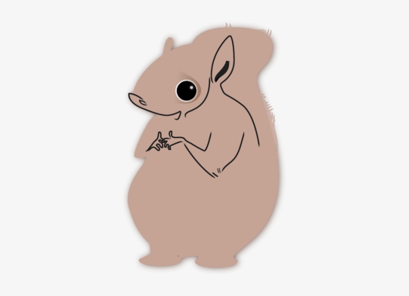 A Squirrel - Cartoon, transparent png