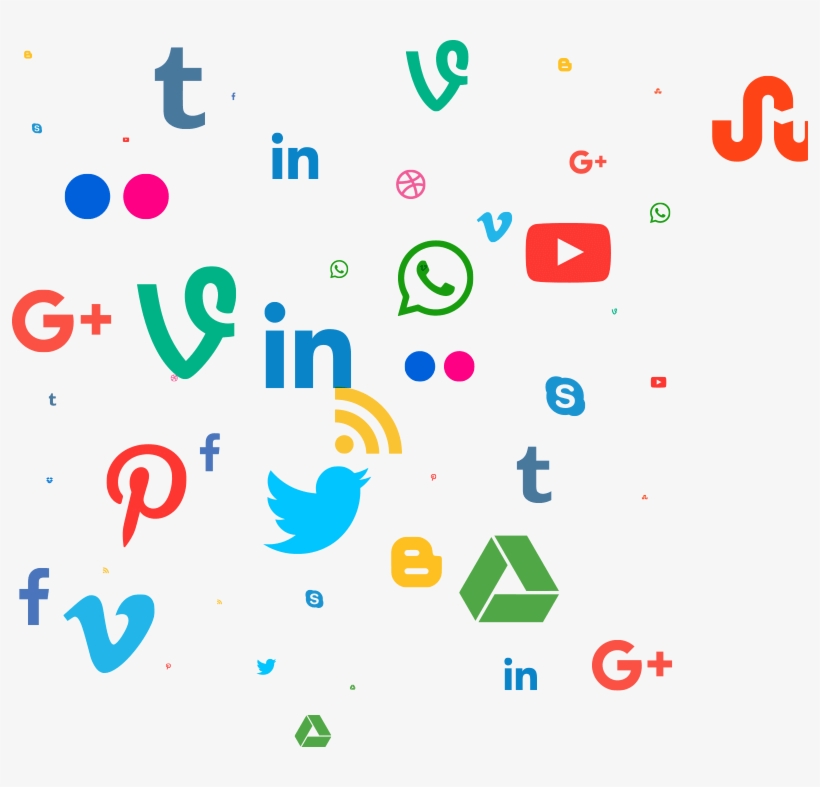 Social Media Marketing - Social Media Pattern Png, transparent png