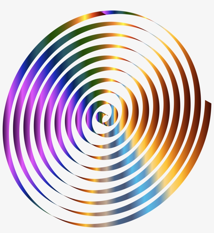 This Free Icons Png Design Of Chromatic 3d Spiral, transparent png