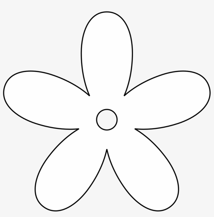 White Flower Clipart Retro Flower - White Flower Clipart Png, transparent png