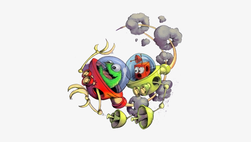 Spaceship - Cartoon, transparent png