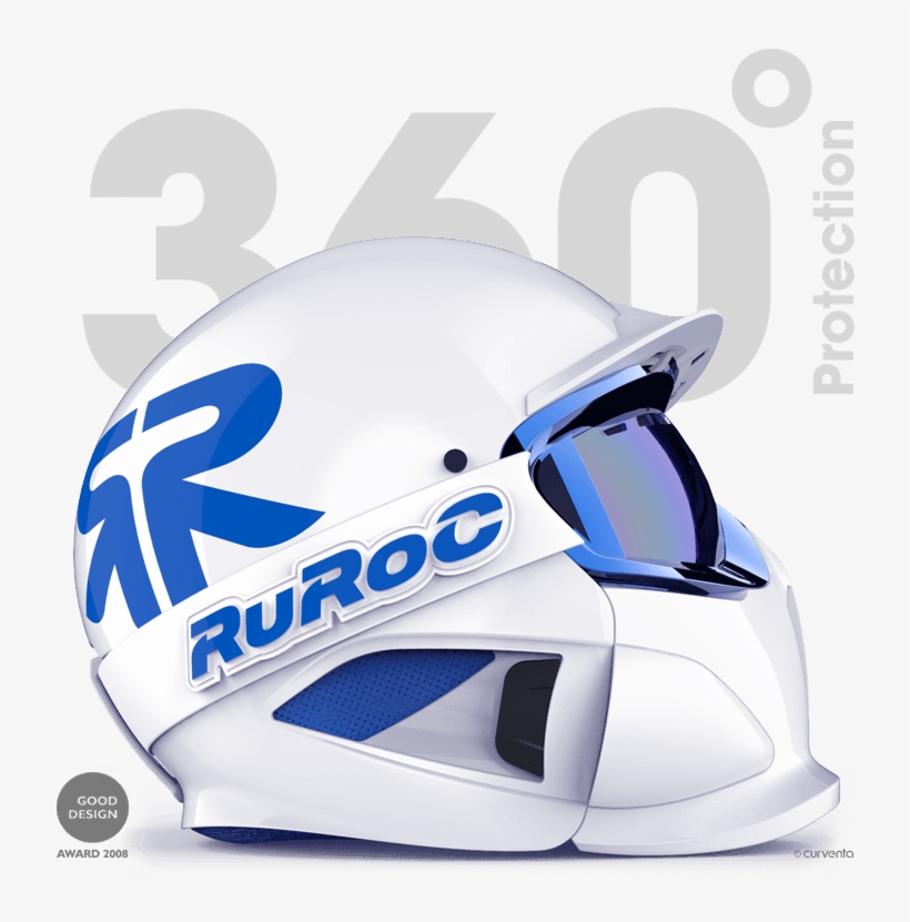 Ruroc Rg1-dx Full Face Snowboard/ski Helmet, Xl, White, transparent png