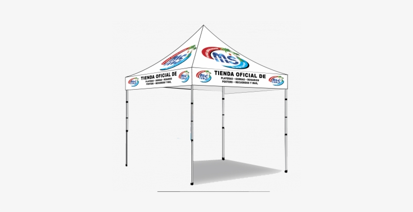 Vendor Tent White With Logo - Canopy, transparent png