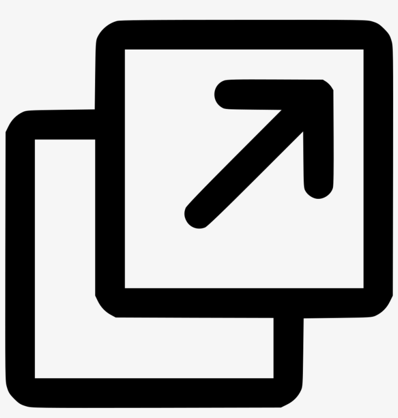 Open New Tab Arrow Window Comments - Open New Tab Icon Png, transparent png