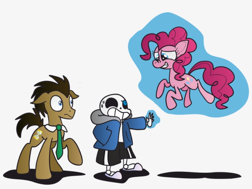 Ilovegir64, Crossover, Doctor Whooves, Male, Pinkie - Undertale Meets My Little Pony, transparent png
