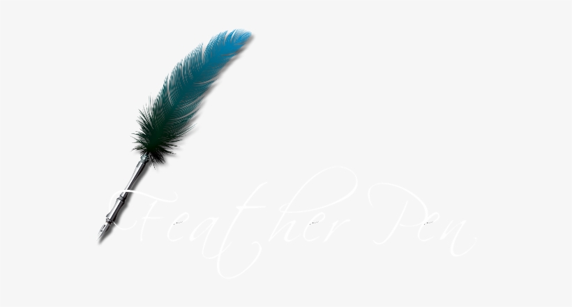 Feather Pen Banner - Pen Feather Png, transparent png