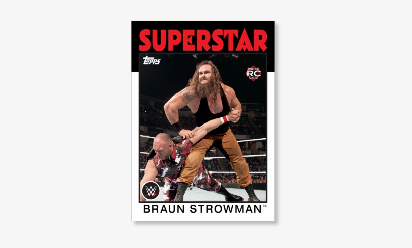 Rookie Cards Braun Strowman, Big Cass, A - Braun Strowman 2015 Action Poster, transparent png