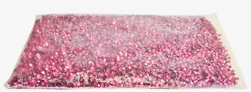 Pink Metal Rhinestuds In Bag - Carpet, transparent png