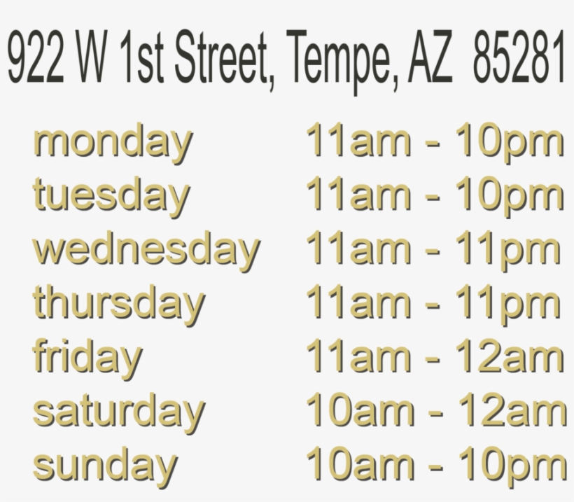 Addrees And Times 6-01 - The Shop Beer Co., transparent png