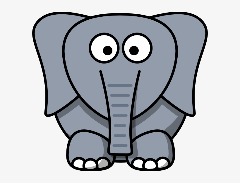 Cartoon Elephant Clip Art - Cartoon Elephant, transparent png