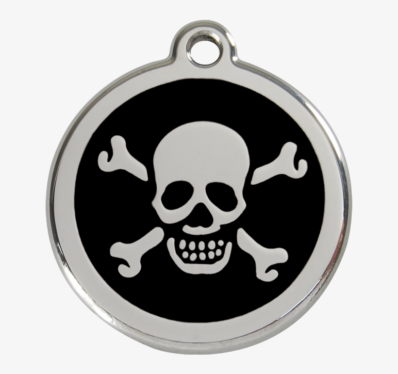Product Codes Red Dingo Dog Collar Tag Skull Design Black 1500x1500