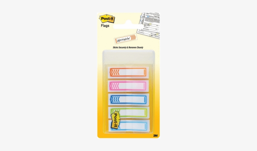 3m™ Post It® Tape Flag 684 Sh Note - Post-it Flags Post-it 1/2" Arrow Flags - 1/2" X 1 3/4", transparent png