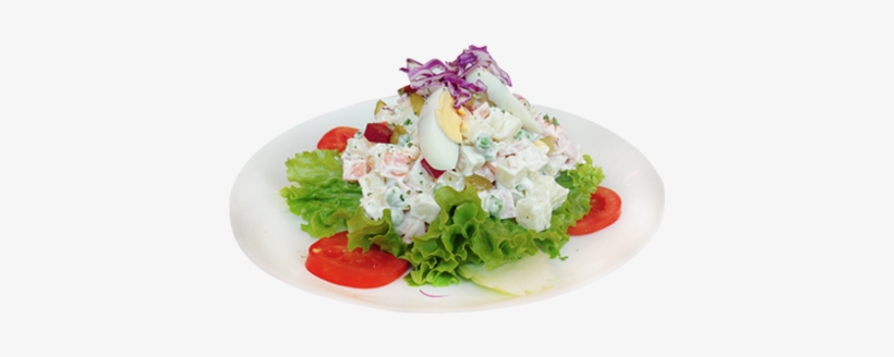 Dn Russian Salad - Russian Salad In Plate Png, transparent png