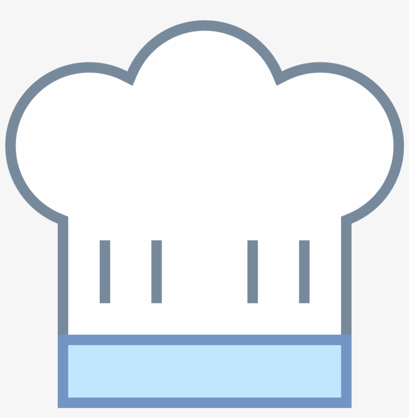 Blue Chef Hat Png - Heart, transparent png