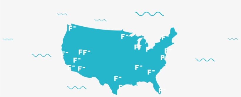 Us Map - Statistics On Why Students Should Be Drug Tested, transparent png