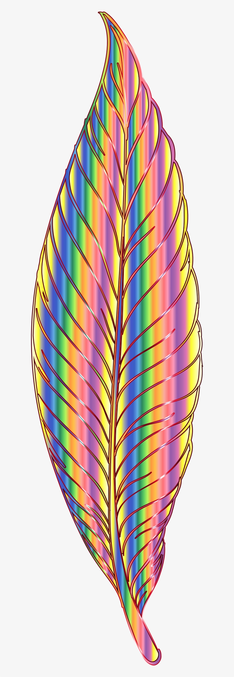This Free Icons Png Design Of Chromatic Feather, transparent png