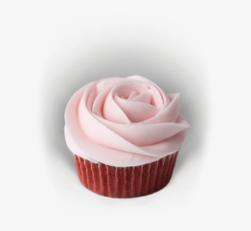 Dozen Pink Rose Cupcake Box - Flower Cupcake Png, transparent png