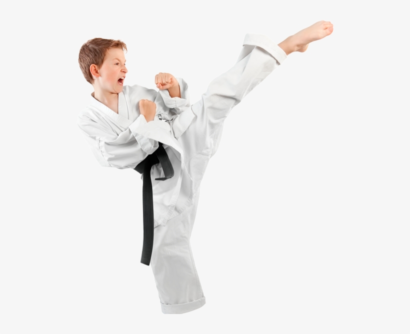 Kid Front Kicking In Albuquerque - Child Karate Png, transparent png