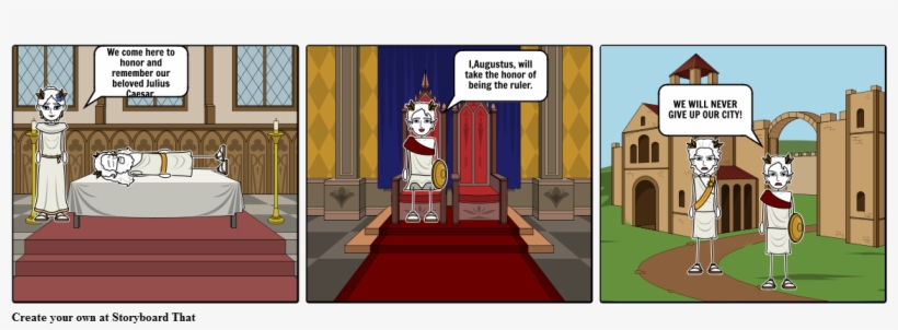 Augustus Takes The Throne - Cartoon, transparent png
