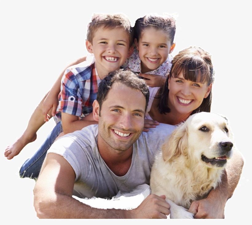 Lp 1 Blank - Familia Con Su Perro En El Parque, transparent png
