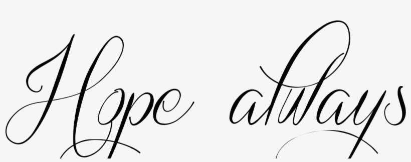 Infinity Symbol And The Phrase Quotforever Changing - Calligraphy, transparent png