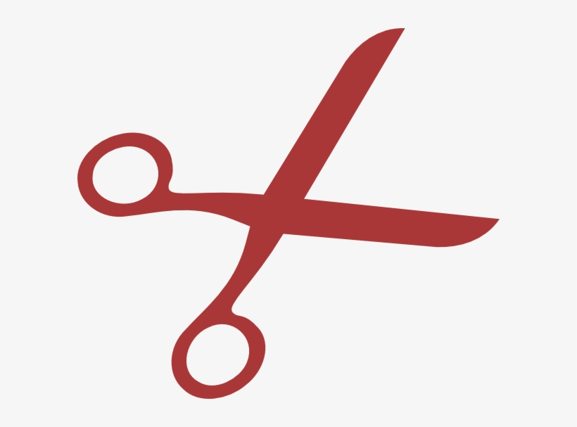 Scissors Vector Png Red Scissor Clip Art 600x527 PNG Download PNGkit