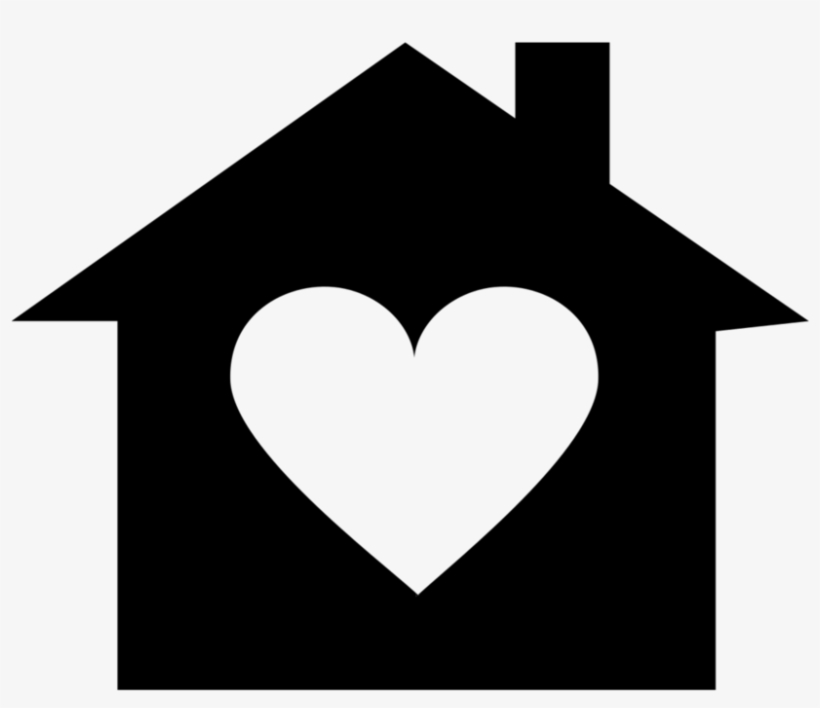 Download Transparent Heart Clipart House House With A Heart Png PNGkit