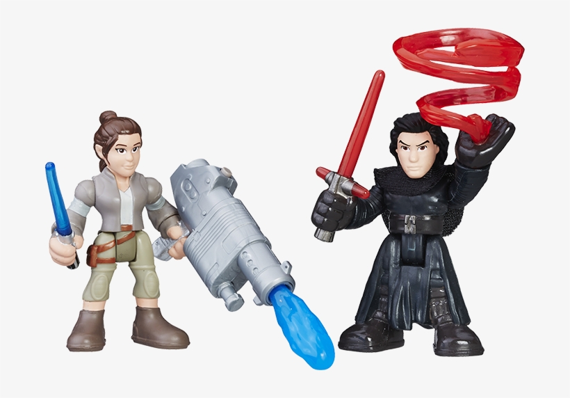 Star Wars Galaxy Heroes Power Up Figure Set, Rey &amp - Playskool Heroes Star Wars Toys, transparent png