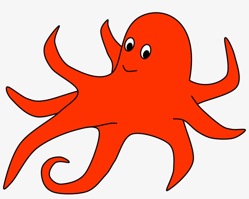 This Free Icons Png Design Of Oval Of Orange Octopus, transparent png