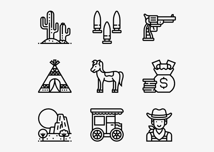 Cowboy - Rock Icons, transparent png