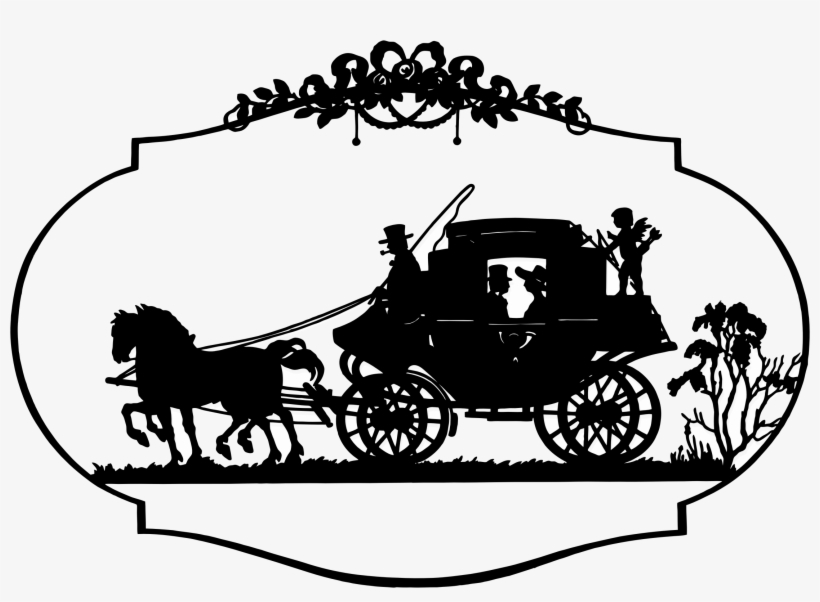 Clipart Black And White Library Clipart And Carriage - Fairy Tale Png, transparent png