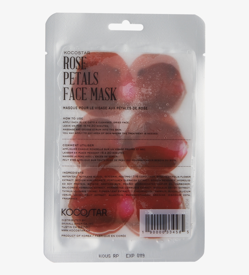 Slice Mask Sheet Rose, transparent png