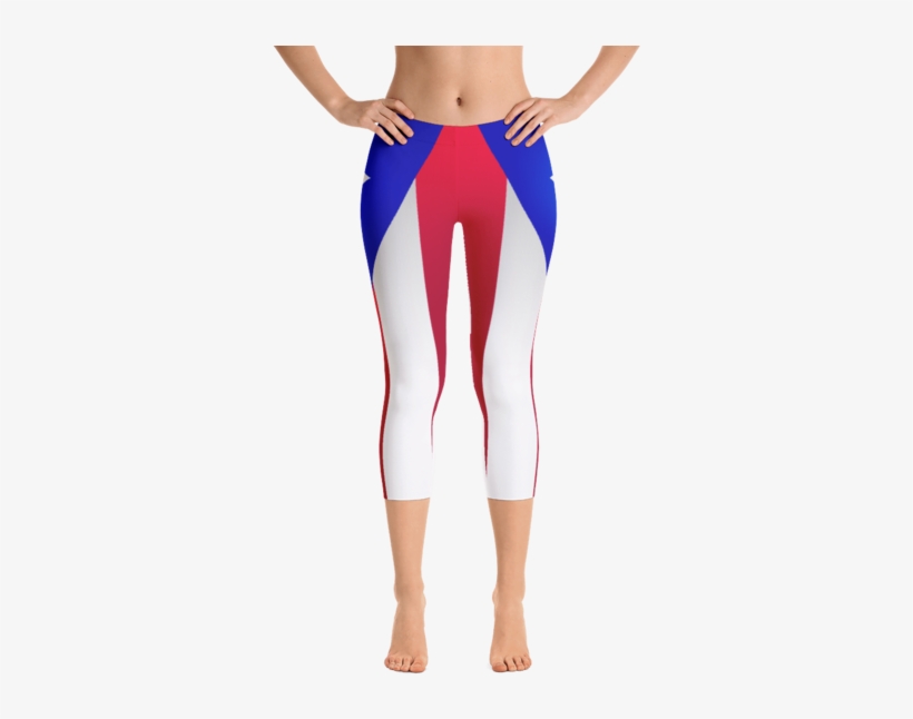 Puerto Rico Flag Leggings - Leggings, transparent png