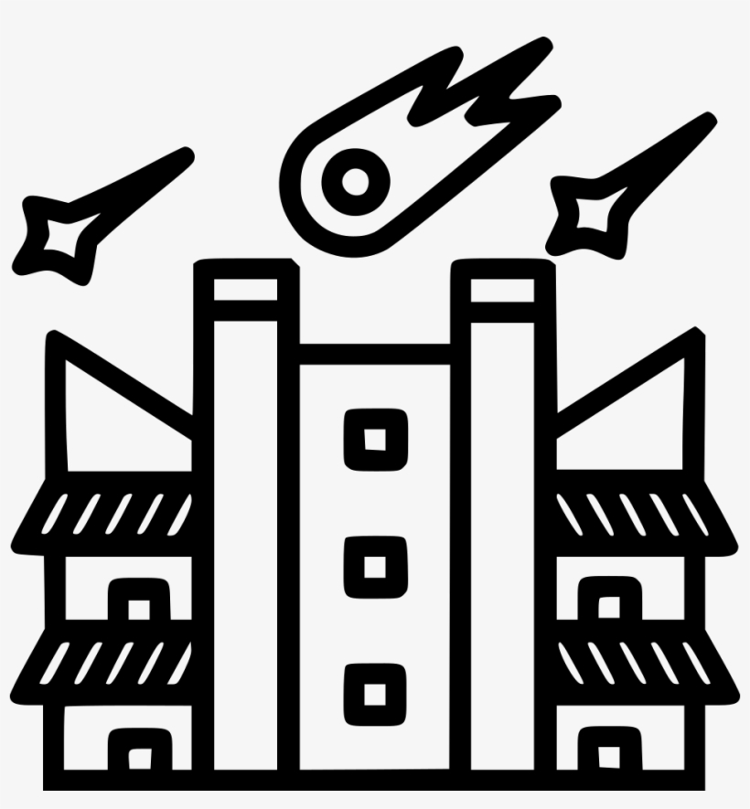 House Home Building Starfall Shooting Star Space Comments, transparent png