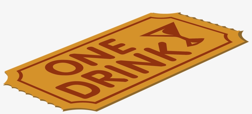 This Free Icons Png Design Of Misc Drink Ticket, transparent png
