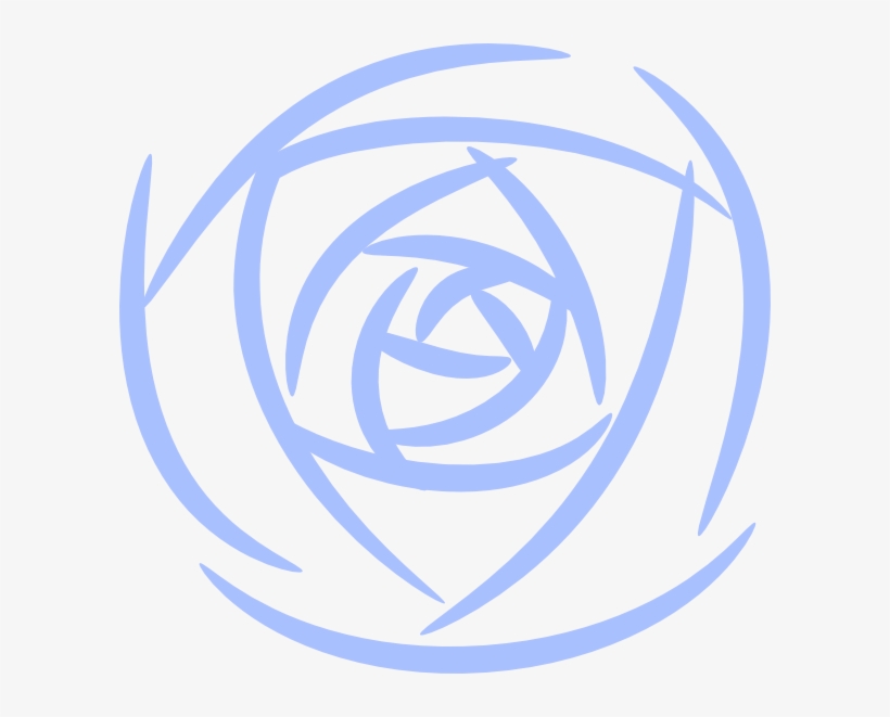 Rose Petals Blue Svg Clip Arts 600 X 581 Px, transparent png