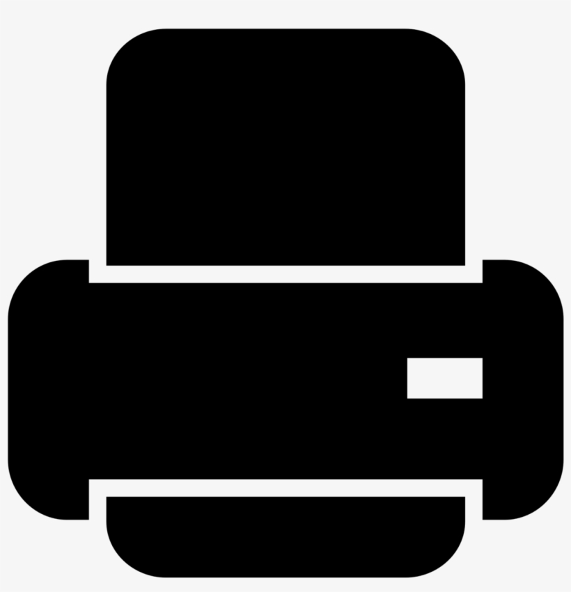 Fax Icon Black And White, transparent png