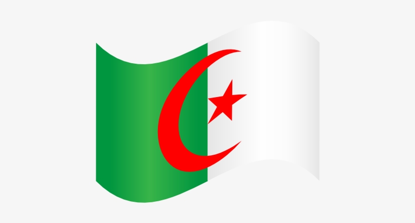 Algeria Flag Wind - Algeria Clipart, transparent png