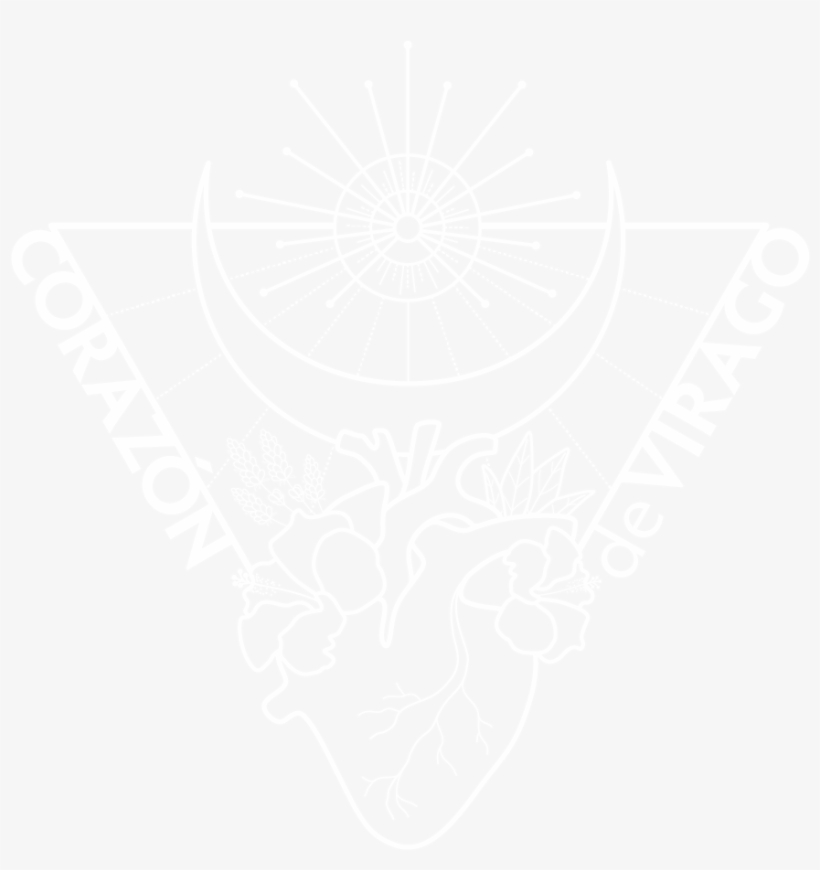 Corazondevirago Logo R1 Wh - White Photo For Instagram, transparent png