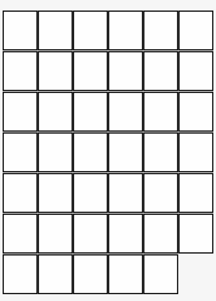 Enter Image Description Here - 6 X 7 Grid, transparent png